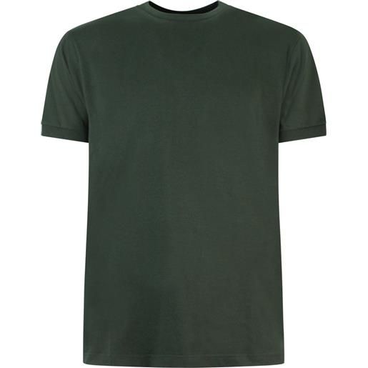 COLMAR t-shirt verde con mini logo per uomo