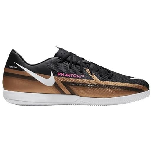 Nike phantom gt2 academy ic, sneaker unisex-adulto, metallic copper/metallic copper, 45 eu