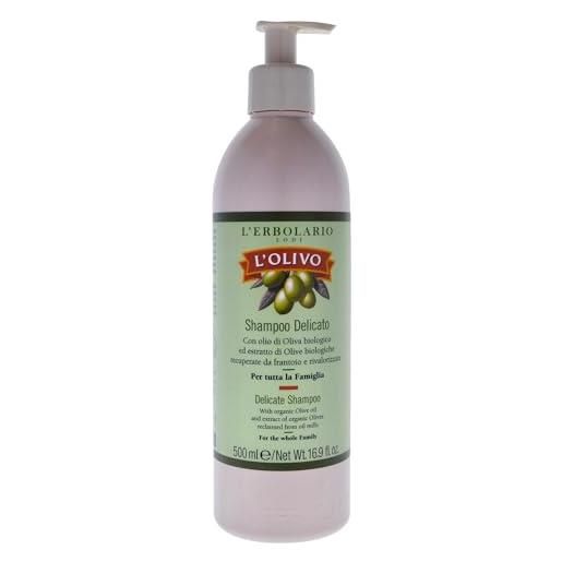 L'Erbolario shampoo delicato l'olivo per tutta la famiglia - 500 ml