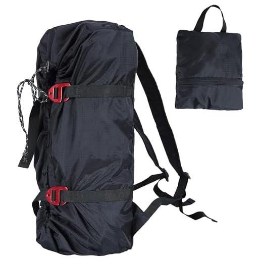 LIFEJXWEN borsa per corde da arrampicata zaino per corde, borsa per corde per attrezzature da arrampicata impermeabile rope bag rucksack outdoor campeggio escursionismo