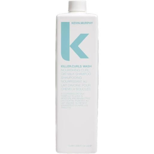 Kevin Murphy shampoo nutriente per capelli ricci e mossi killer. Curls wash (nourishing curl oat milk shampoo) 1000 ml