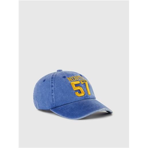 North Sails - cappello da baseball con stampa, surf blue