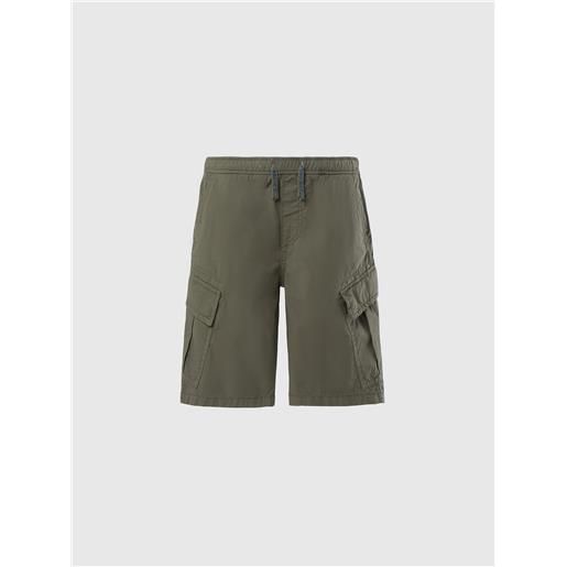 North Sails - bermuda cargo con coulisse, dusty olive