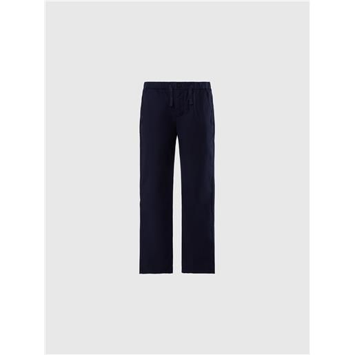 North Sails - pantaloni chino con coulisse, navy blue