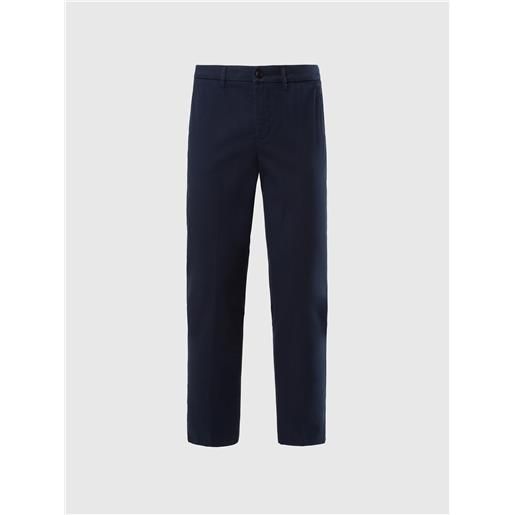 North Sails - pantaloni chino in gabardina, navy blue