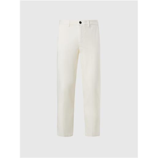 North Sails - pantaloni chino in gabardina, marshmallow