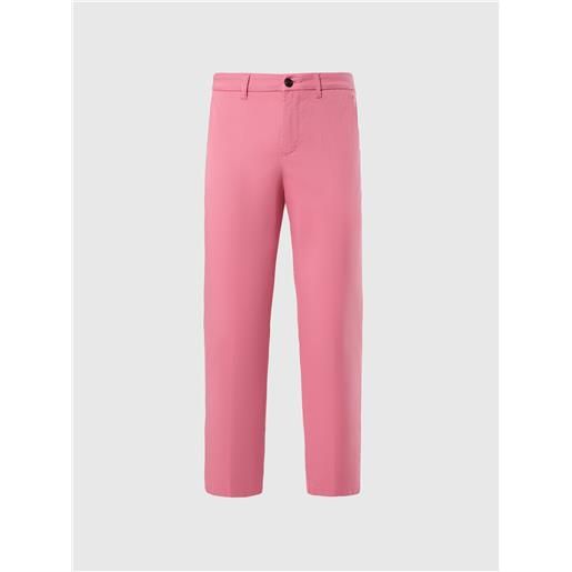 North Sails - pantaloni chino in gabardina, chateau rose