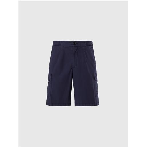 North Sails - shorts cargo in popeline, navy blue