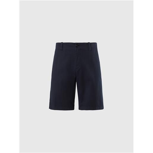 North Sails - shorts chino in gabardina, navy blue
