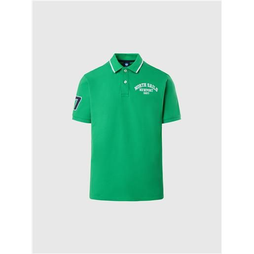 North Sails - polo in stile college, green bee