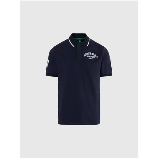 North Sails - polo in stile college, navy blue