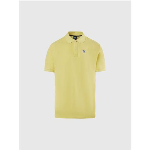 North Sails - polo con patch logo, limelight