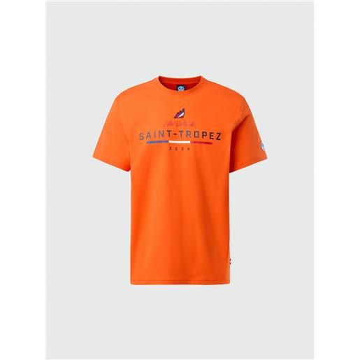 North Sails - saint-tropez t-shirt, flame orange