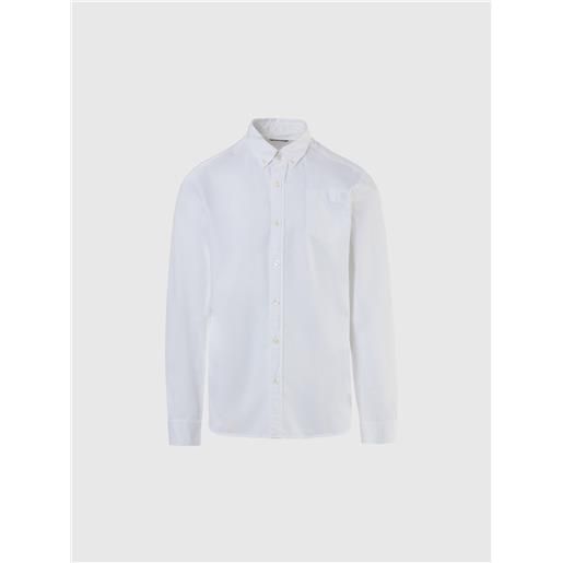 North Sails - camicia con taschino, white