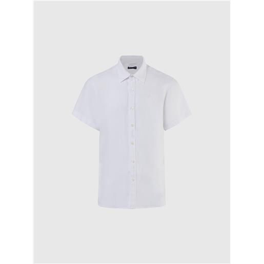 North Sails - camicia a maniche corte, white