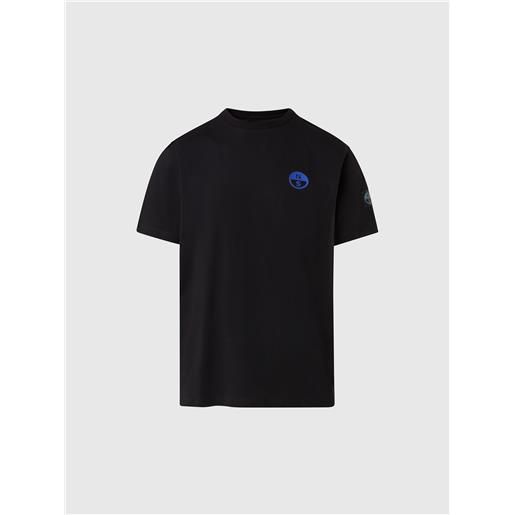 North Sails - t-shirt con stampa kitesurf, black