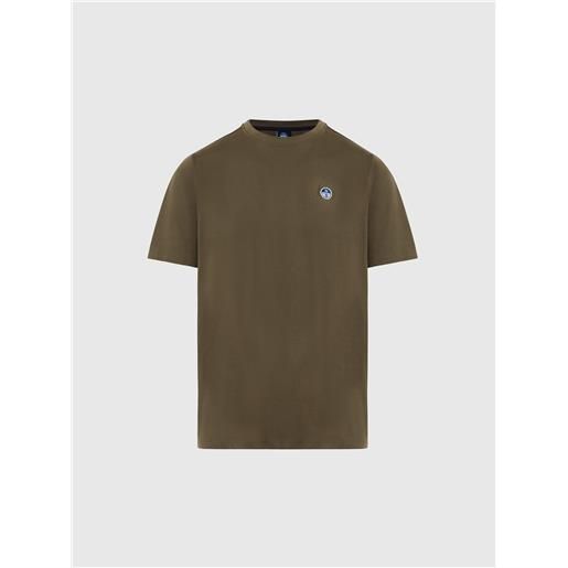 North Sails - t-shirt in cotone organico, dusty olive