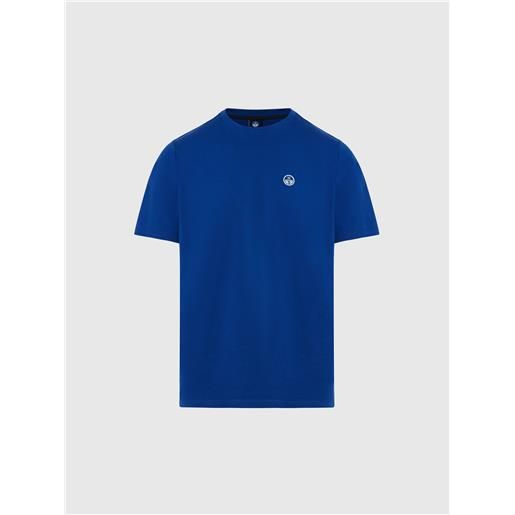 North Sails - t-shirt in cotone organico, surf blue