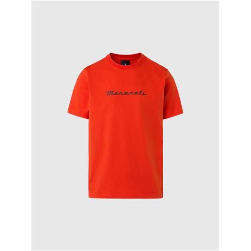 North Sails - t-shirt con maxi tridente, pureed pumpkin