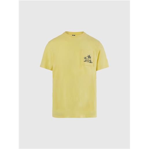 North Sails - t-shirt con stampa palme, limelight