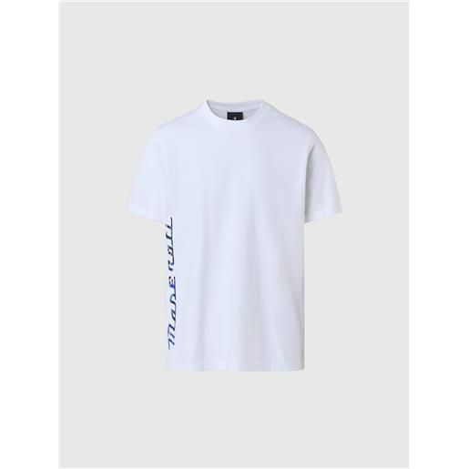 North Sails - t-shirt con stampa grafica, white