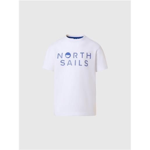 North Sails - t-shirt con stampa North Sails, white
