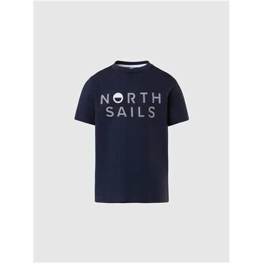North Sails - t-shirt con stampa North Sails, navy blue