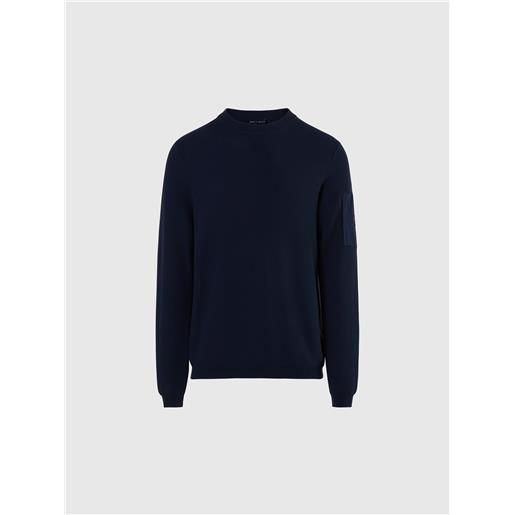 North Sails - maglione girocollo in ecovero™, navy blue