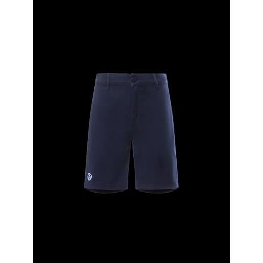 North Sails - women's chino shorts, navy blue