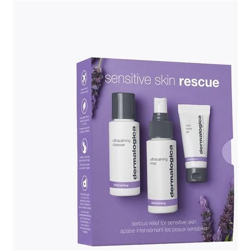 DERMALOGICA sensitive skin kit rescue - kit lenitivo idratante 3 pz