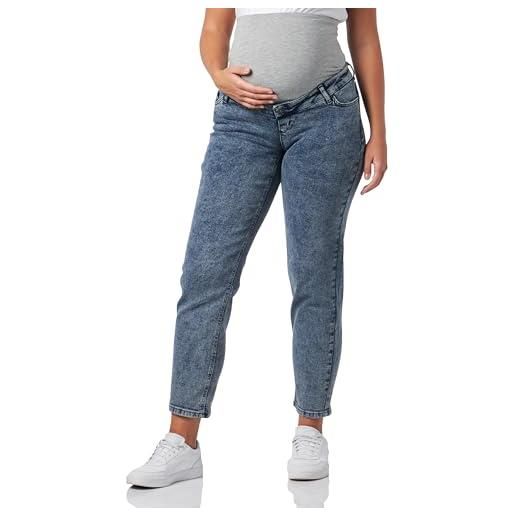 MAMA.LICIOUS mlolivia regular 7/8 jeans, blu, 28w x 32l donna