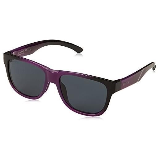 Smith occhiali da sole lowdown slim 2 2jk 1c viola nero chromapop lenses sunglasses lunette de soleil gafas de sol sonnenbrillen
