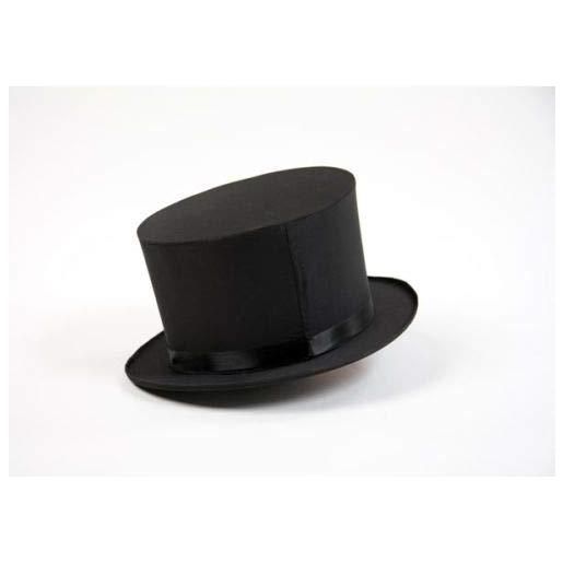 Festartikel Müller chapeau claque-cilindro pieghevole, colore: nero, 58 unisex