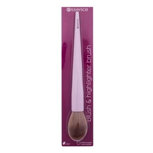 Essence brush blush & highlighter brush pennello per illuminante e blush 1 pz