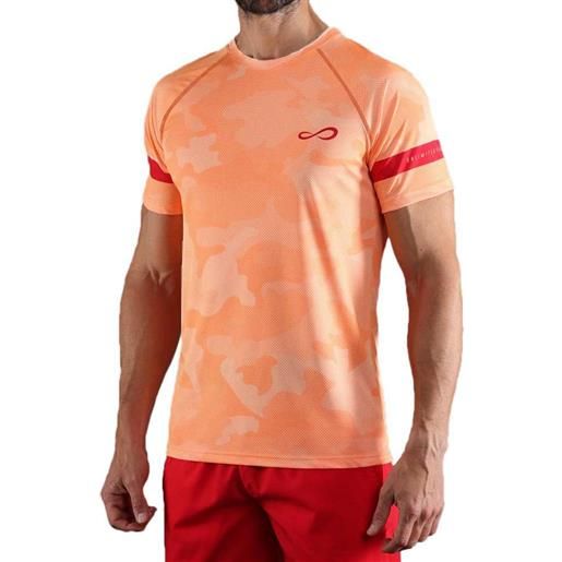 Endless camo short sleeve t-shirt arancione m uomo
