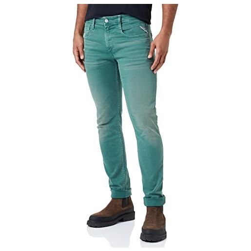 Replay anbass jeans, marrone (burk brown 716), 27w x 32l uomo