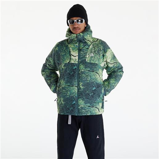Nike acg rope de dope men's therma-fit adv allover print jacket vintage green/ summit white