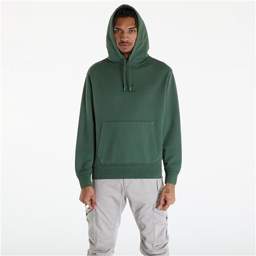 C.P. Company cotton diagonal sweat hoodie duck green