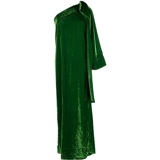 Bernadette abito da sera nel monospalla - verde