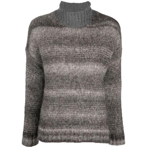 Woolrich maglione a righe - grigio