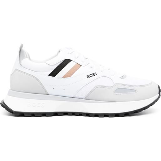 BOSS sneakers a righe - bianco