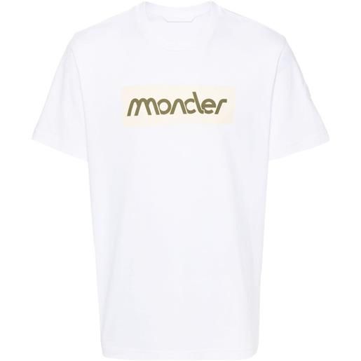 Moncler t-shirt con logo - bianco