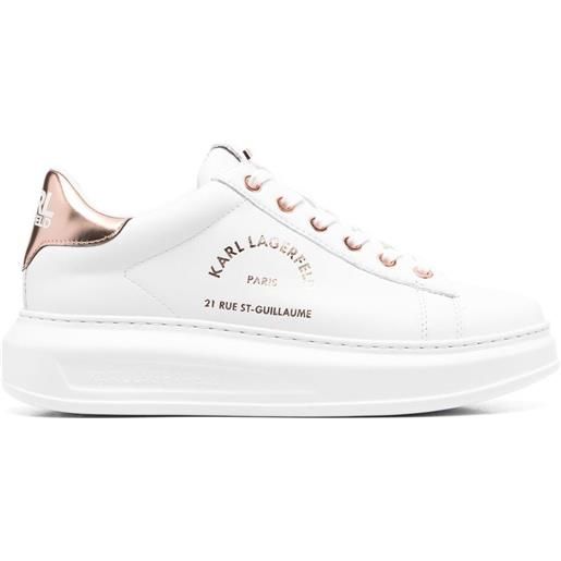 Karl Lagerfeld sneakers con stampa - bianco