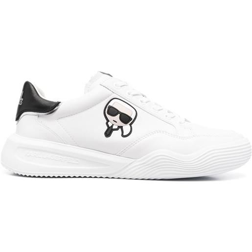 Karl Lagerfeld sneakers con applicazione - bianco