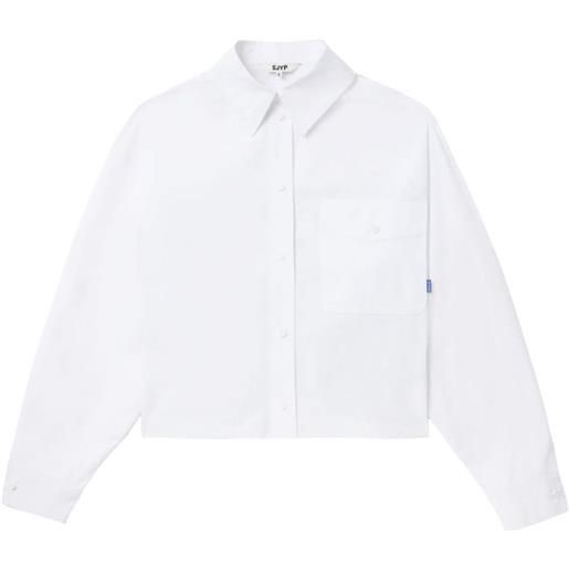SJYP camicia con stampa grafica - bianco