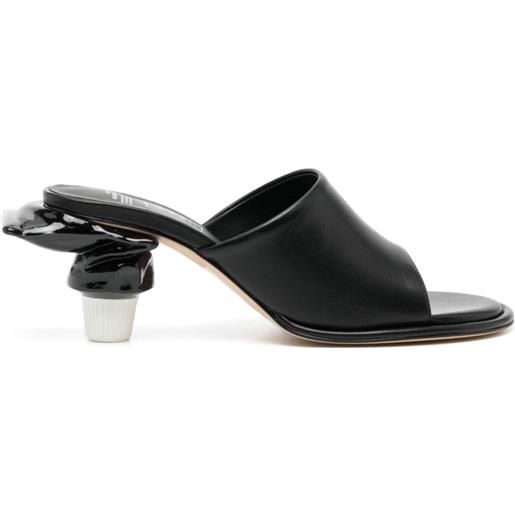 Maison Mihara Yasuhiro mules toothpaste 65mm - nero