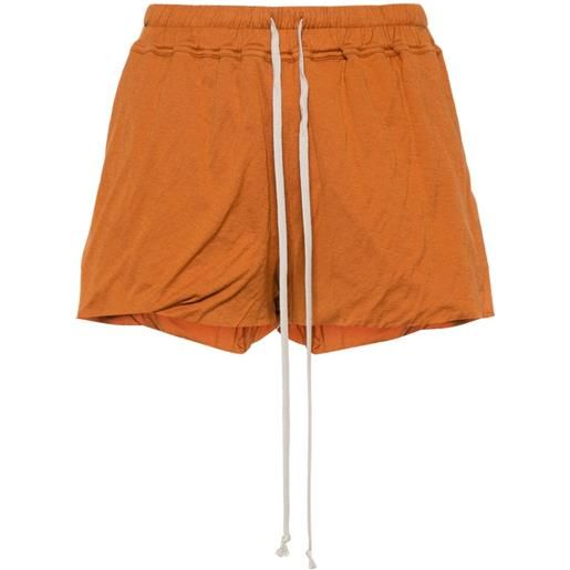 Rick Owens shorts con spacchi laterali - arancione