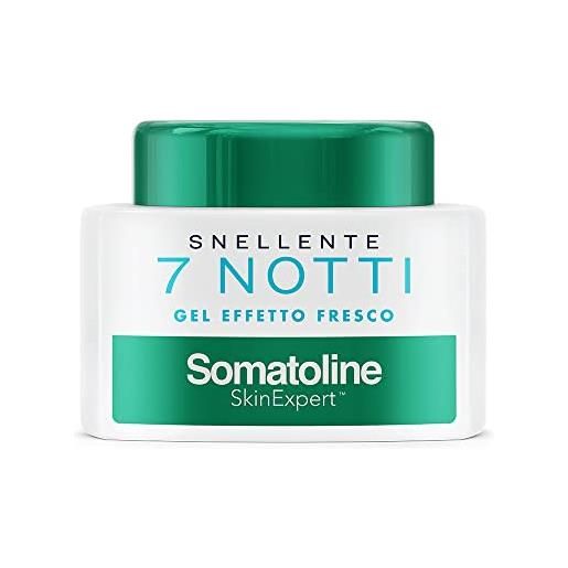 Somatoline SkinExpert, 7 notti gel effetto fresco, trattamento corpo anticellulite, ultra intensivo, con sale integrale, 400ml