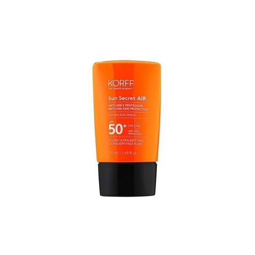 Korff - sun air fluido viso spf50+ confezione 50 ml