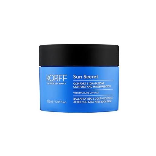 Korff - sun secret balsamo dopo. Sole viso e corpo confezione 150 ml